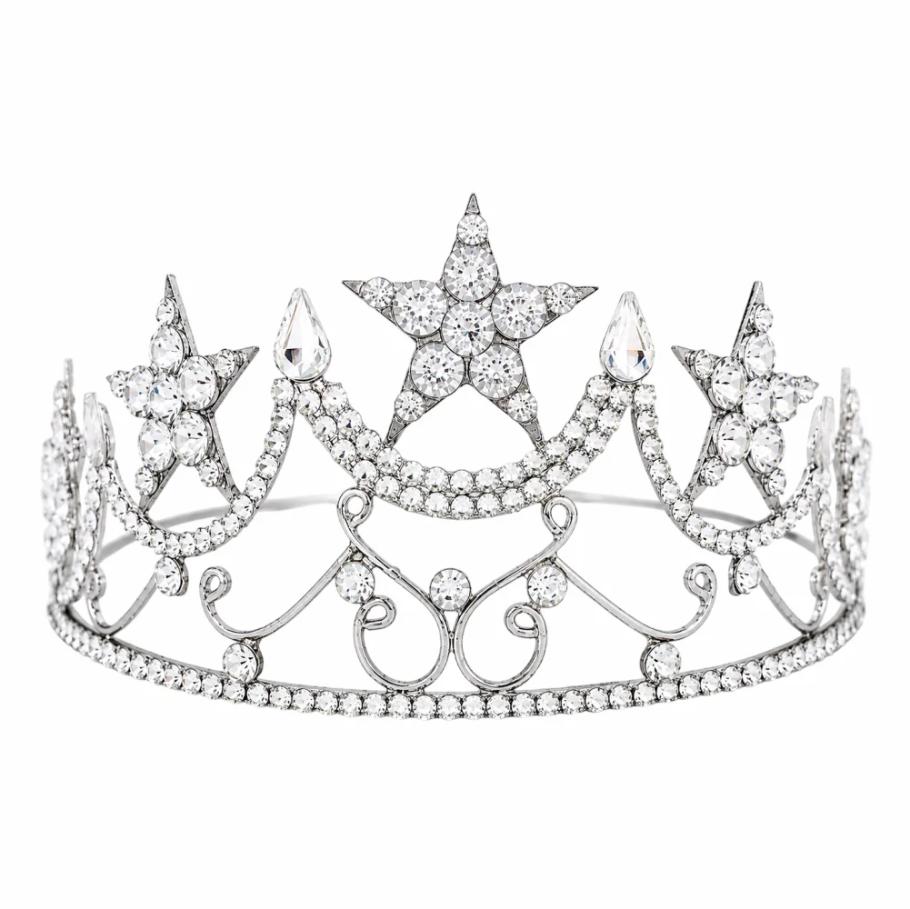 Masonic OES Silver Star Matron Crown with Crown Case