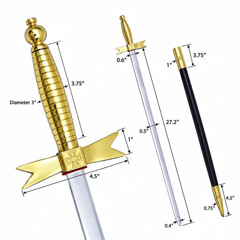 Knights Templar Commandery Sword