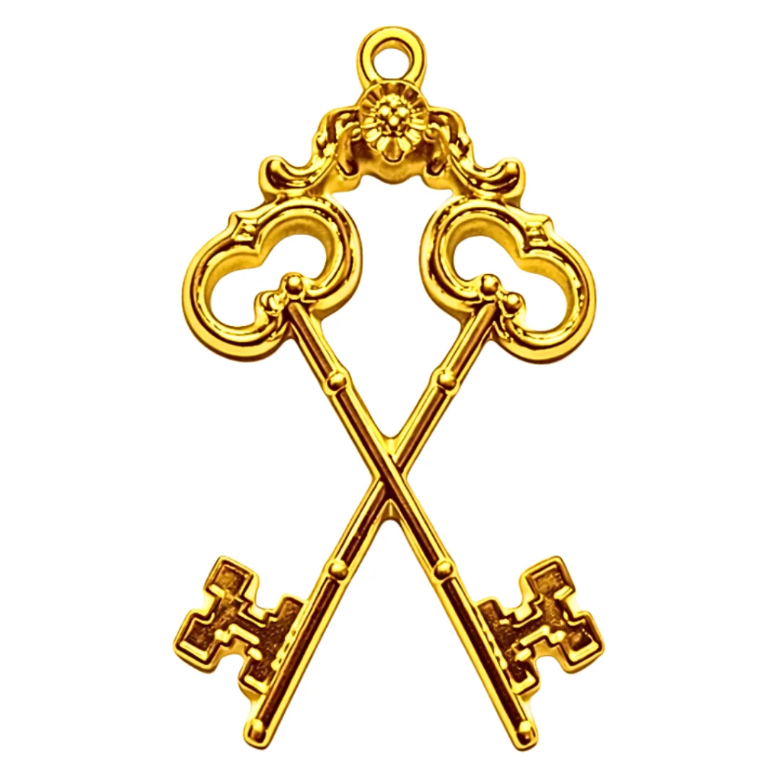 Treasurer Blue Lodge Officer Collar Jewel