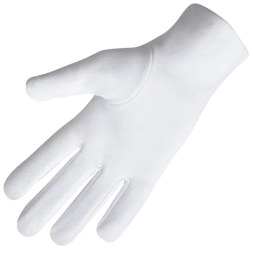 Past Master Blue Lodge California Regulation Gloves 