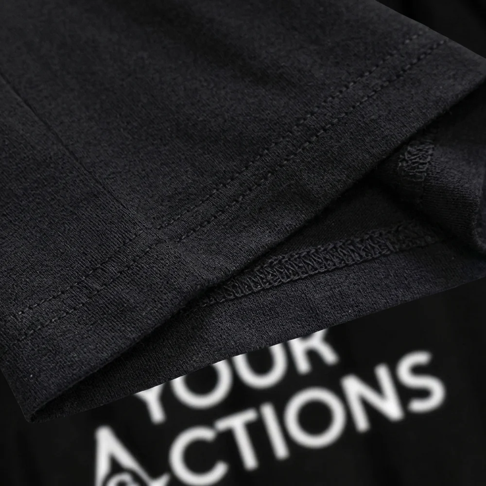 Women’s Square and Compasses T-shirt featuring the “Square Your Actions” Masonic graphic.