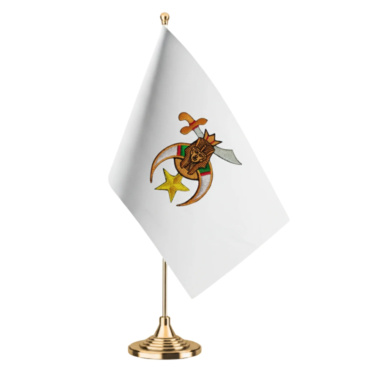 Masonic Shriner Desk Flag