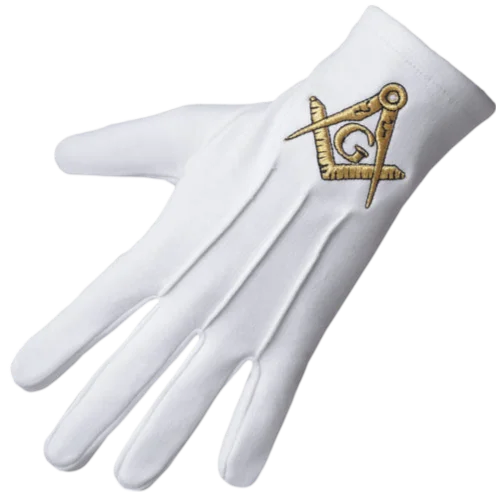 Master Mason Blue Lodge Gloves