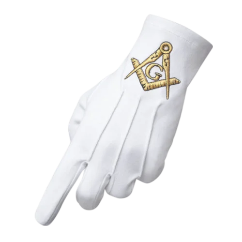 Master Mason Blue Lodge Gloves