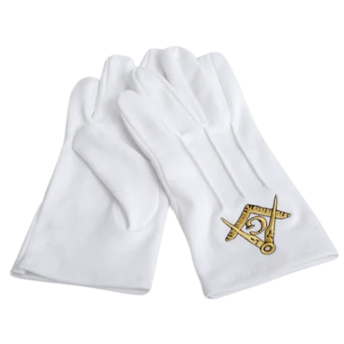 Master Mason Blue Lodge Gloves