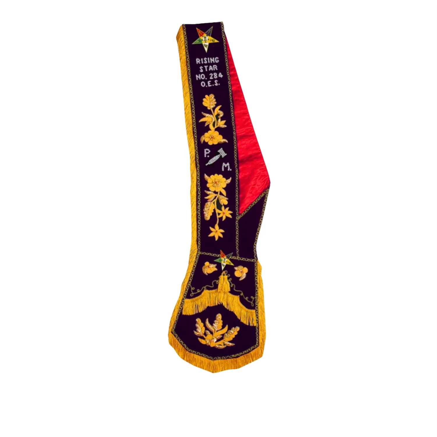 Past Matron OES Dress Sash