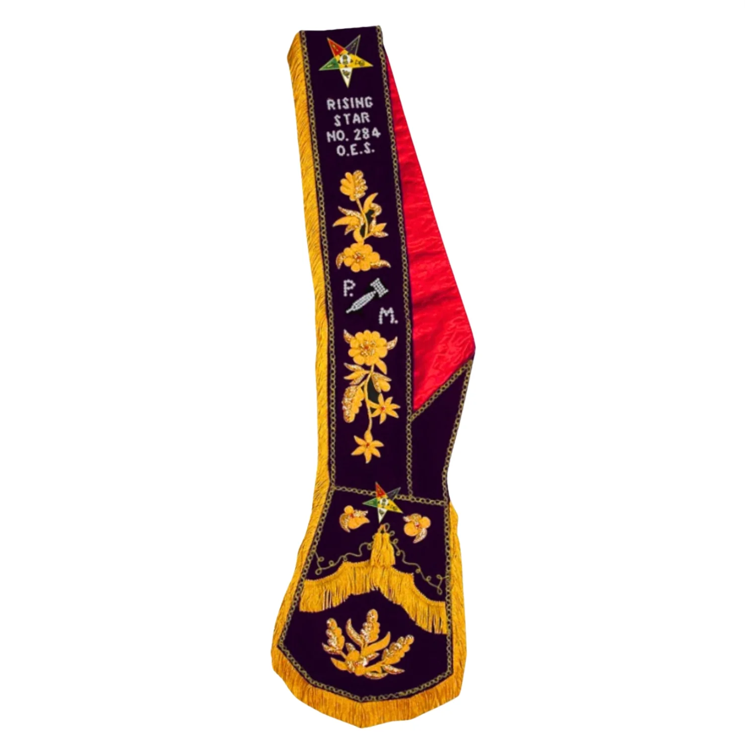 Past Matron OES Dress Sash