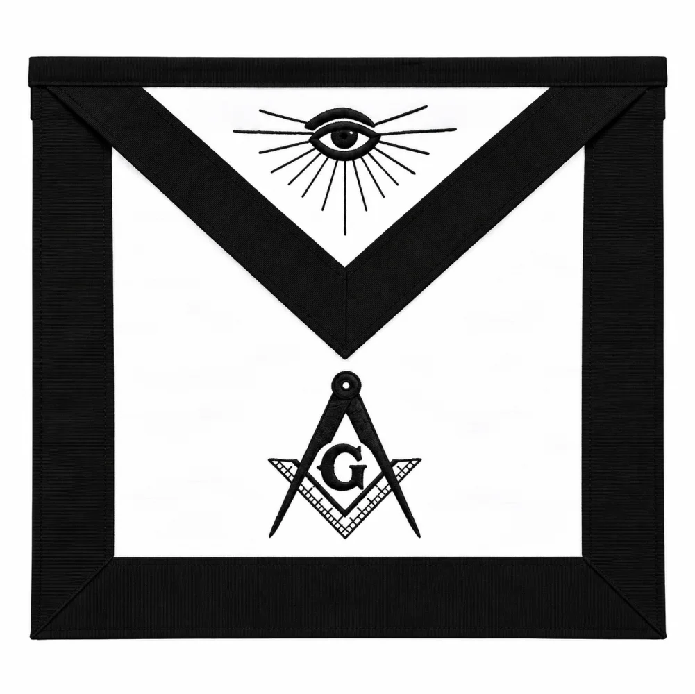 Master Mason Blue Lodge Funeral Apron