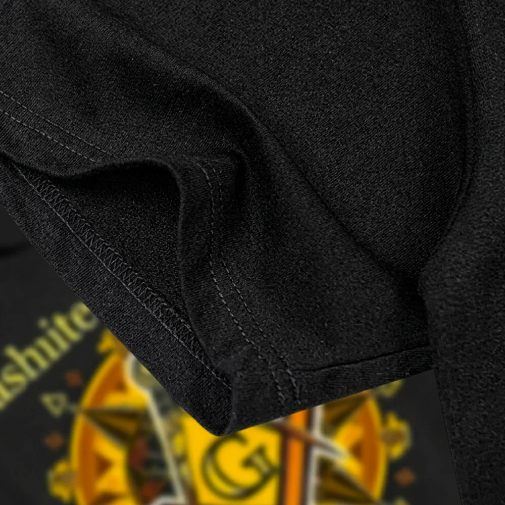 Freemason gift shirt with Square, G symbol, and text design in a black T-shirt style.