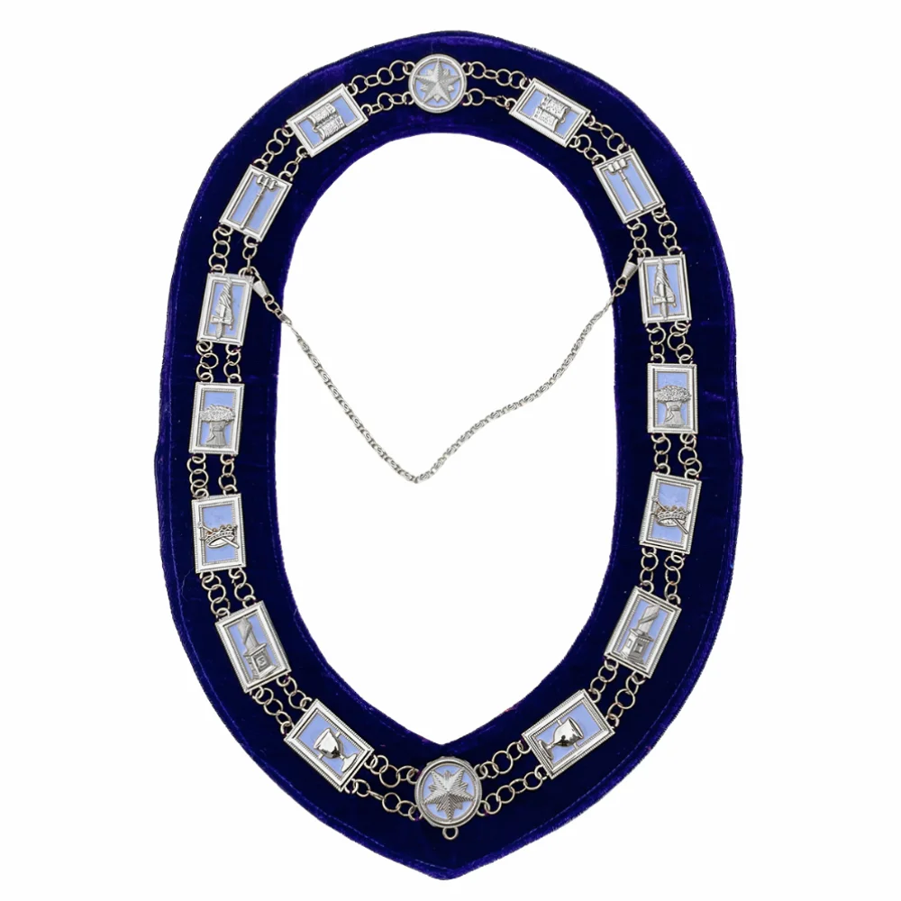 OES Chain Collar with White Backing