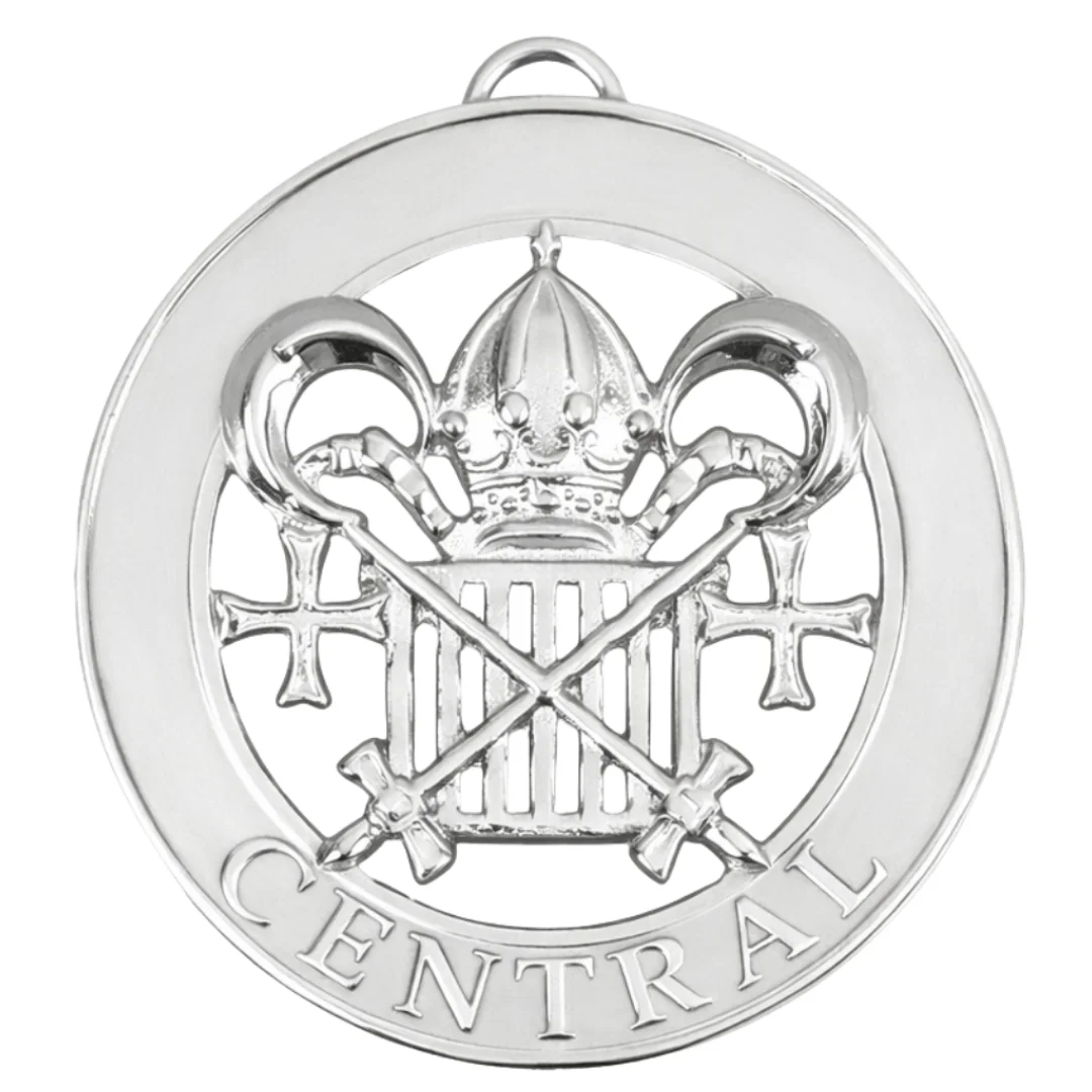 Allied District Grand Officer Collar Jewel – Silver Plated