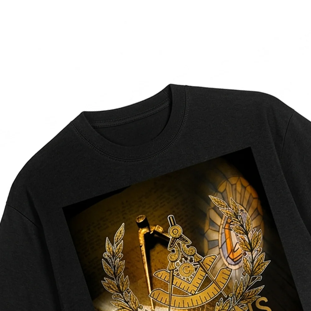 Everyday Masonic apparel featuring a MASONS T-shirt design for casual wear.