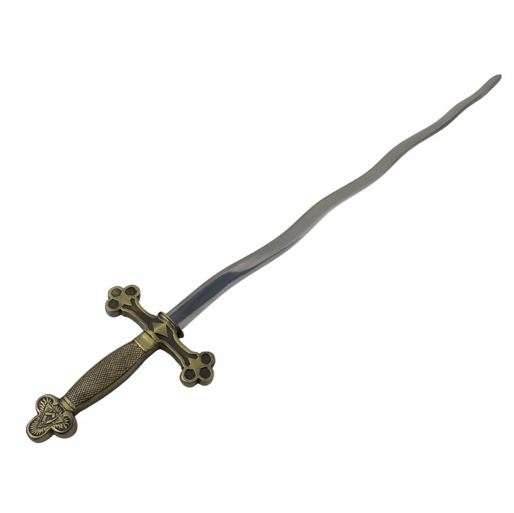 Sword Snake Flaming Sword Square Compass