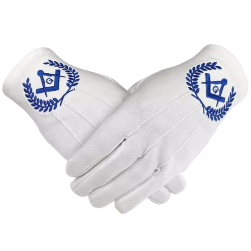Master Mason Blue Lodge Gloves