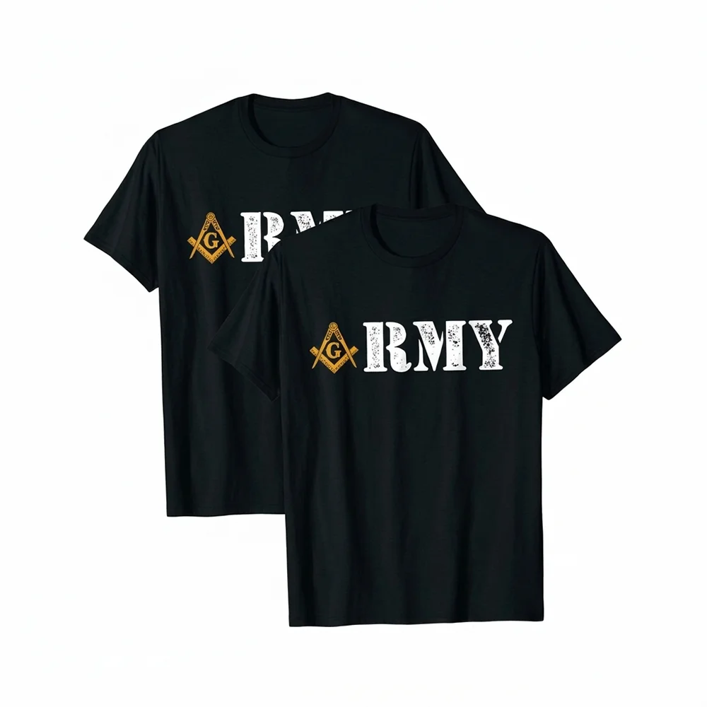 Army Masonic Memorial Day / Father’s Day T-Shirt – Custom Lodge or Name Print
