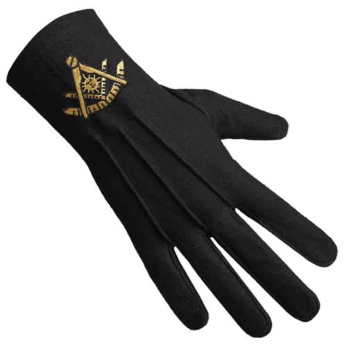 Past Master Blue Lodge California Regulation Gloves