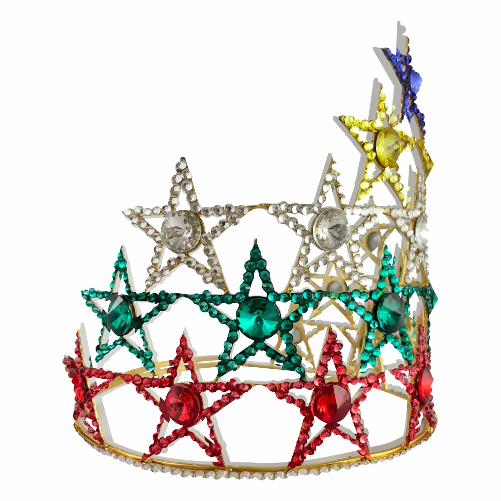 OES Stars Grand Taller Crown Rare Style Gold Tone