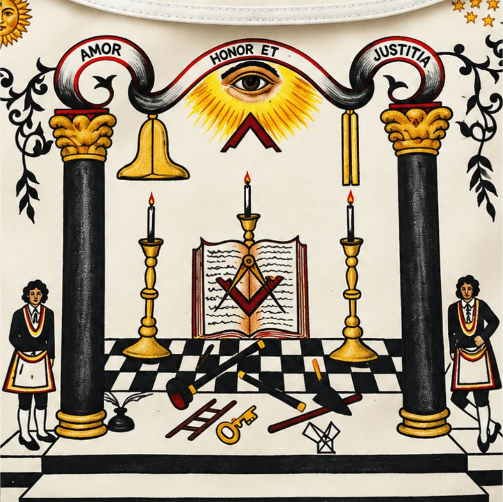Hand-Painted Apron