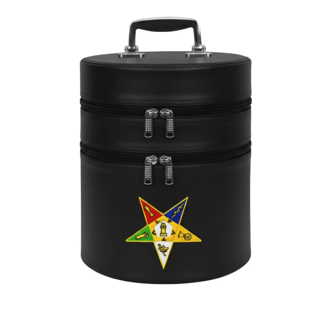 Masonic OES Fez Case Black Color Dual Step