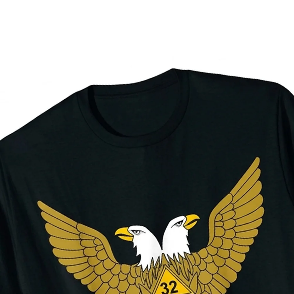 ustom Scottish Rite Masonic T-shirt personalized with lodge name printing for Freemasons.