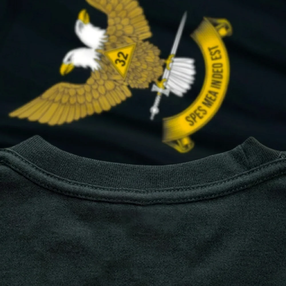 Personalized Scottish Rite 32nd Degree T-shirt gift for Freemasons and Masonic members.