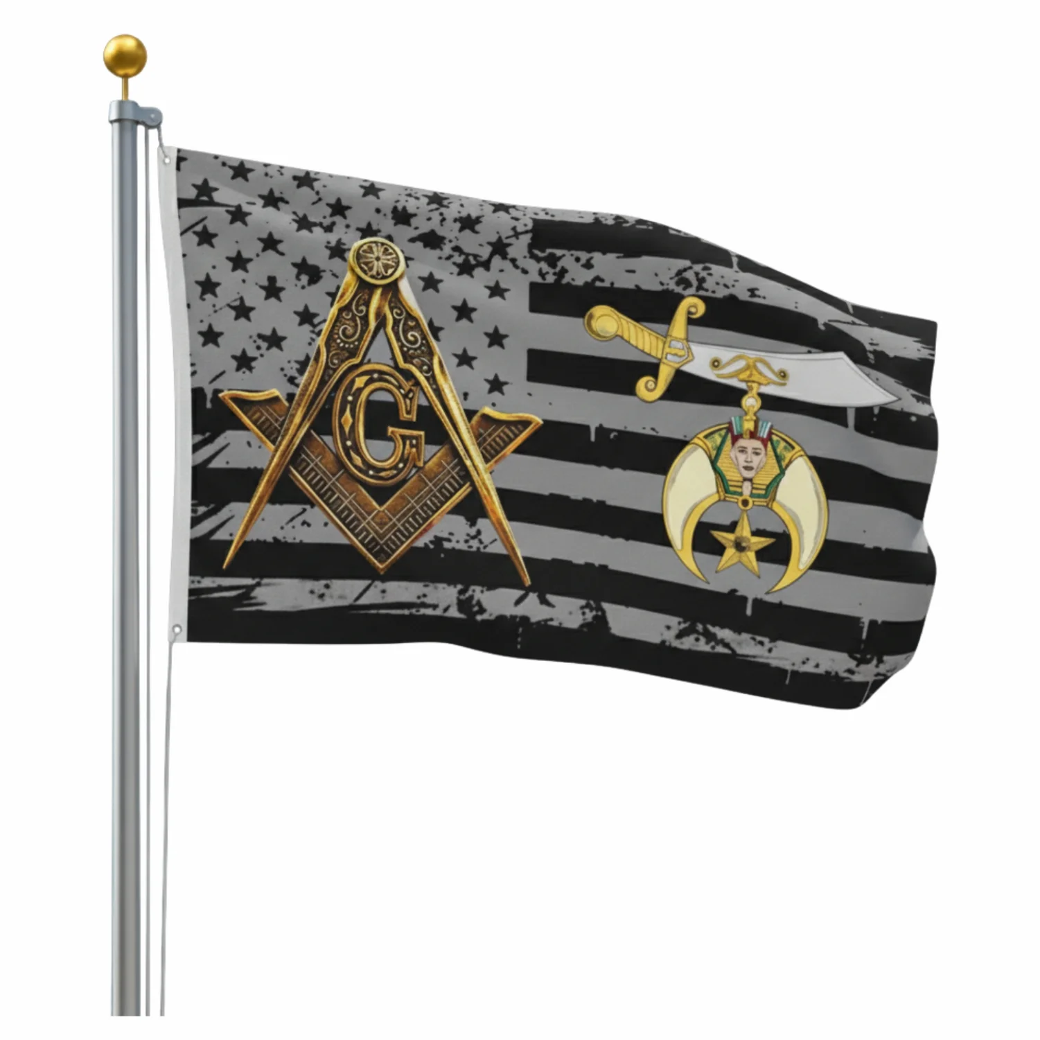 Masonic Shriner Flag
