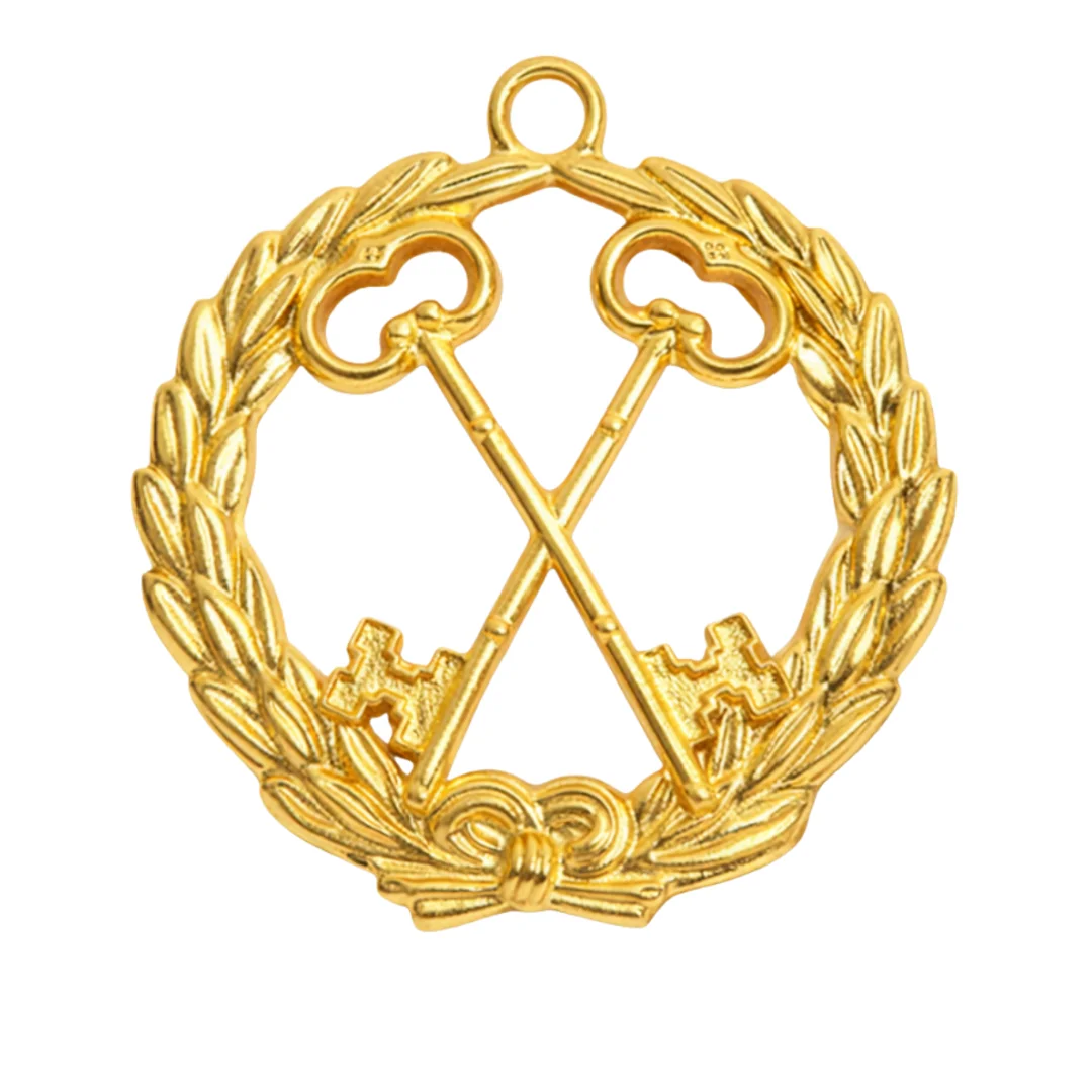 Grand Treasurer Knights Templar Commandery Officer Collar Jewel