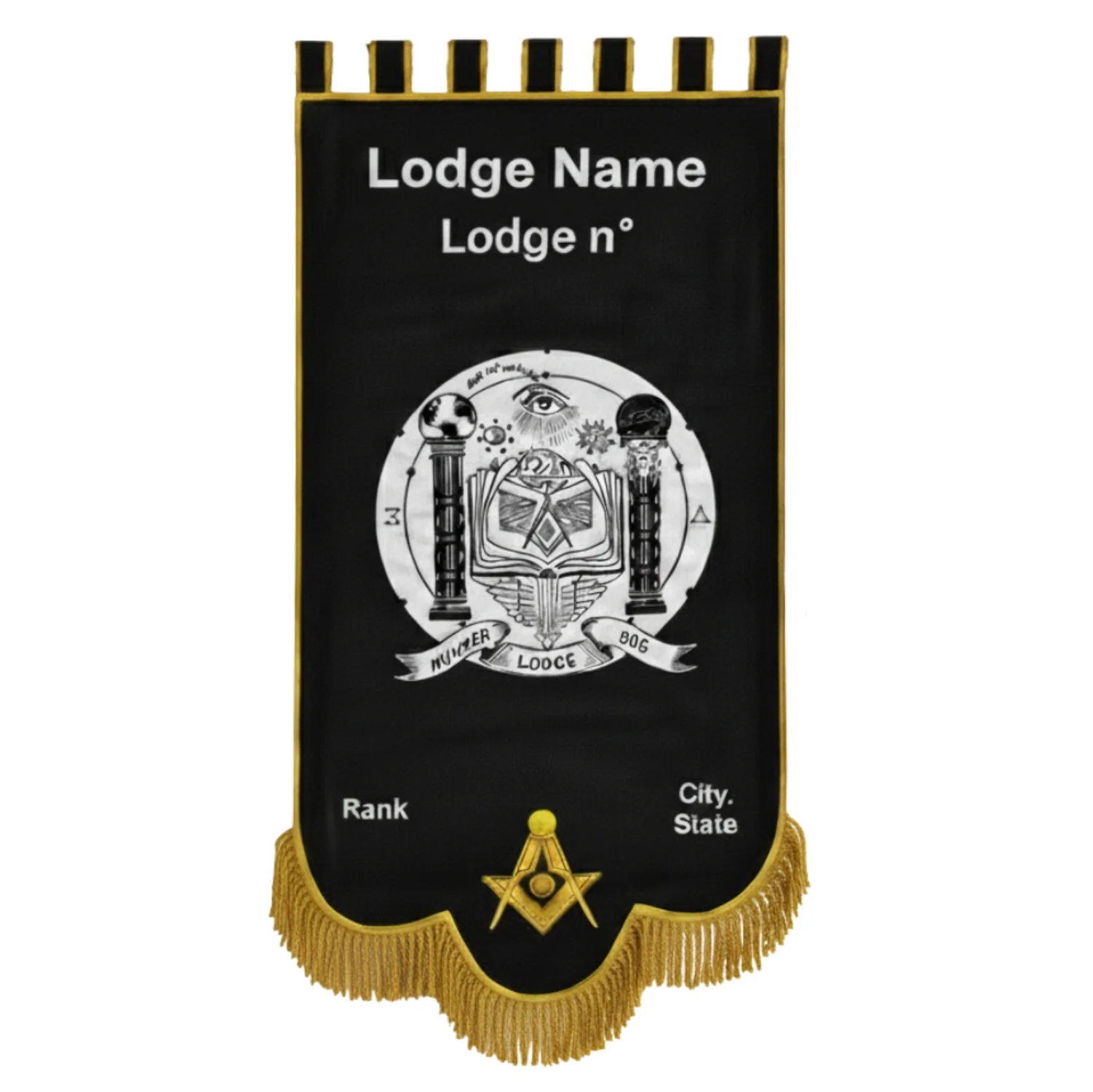 Master Mason Blue Lodge Banner