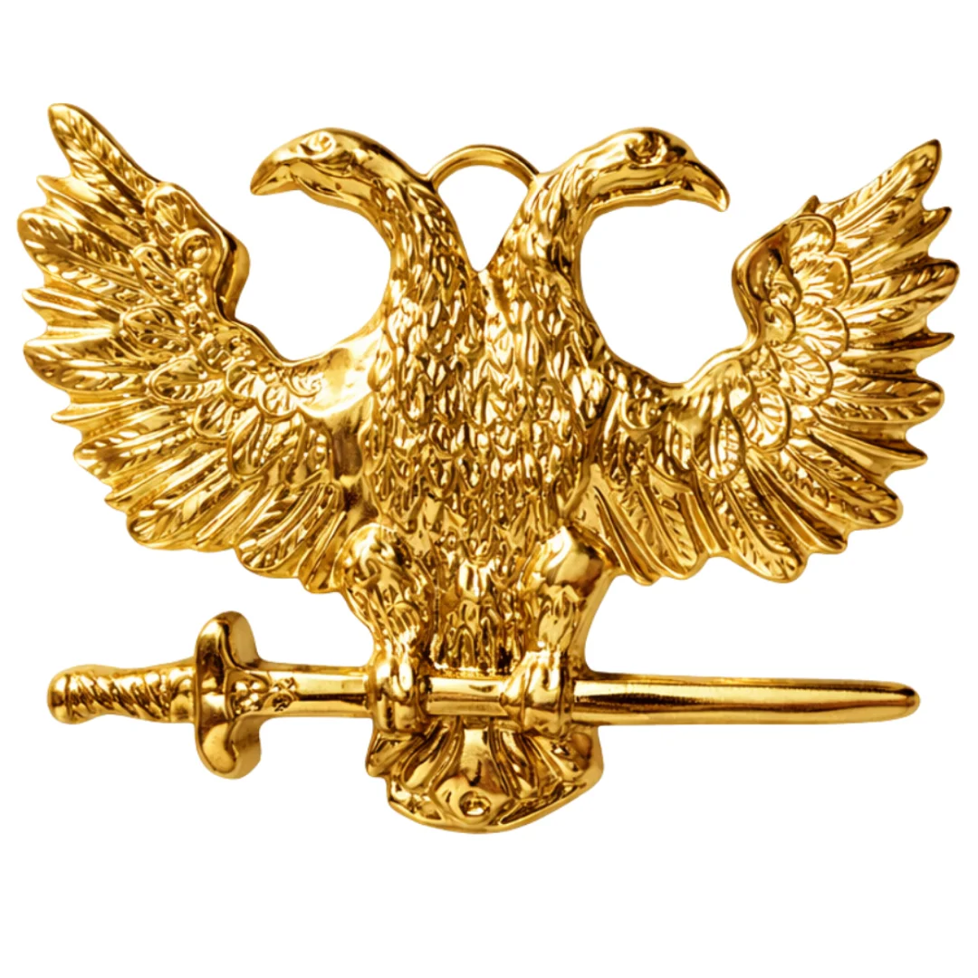 Scottish Rite Collar Jewel - Gold Metal