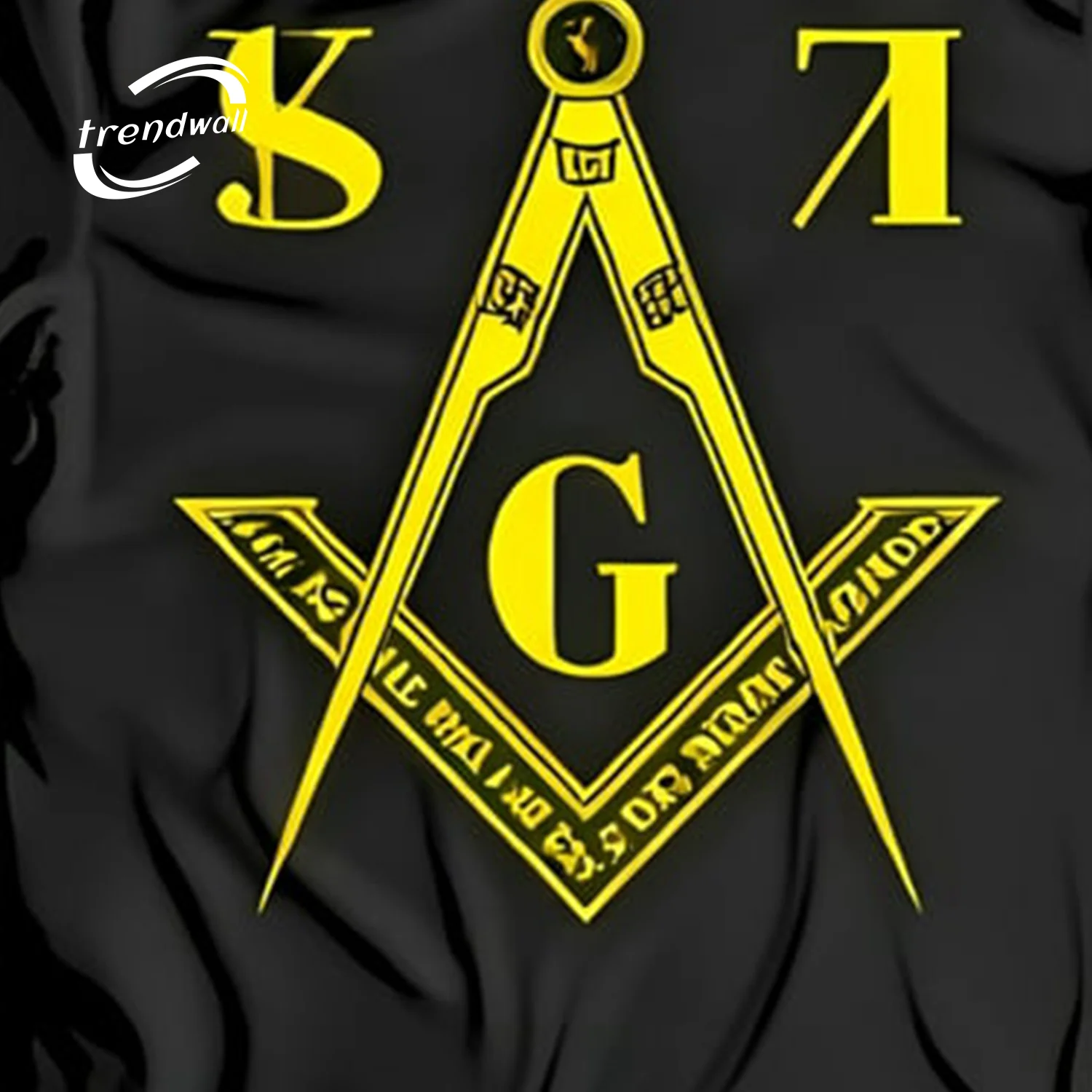 Masonic T-Shirt – Square Graphic with ‘S’ & ‘7’ Design