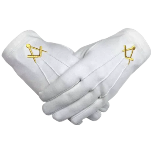 Master Mason Blue Lodge Gloves