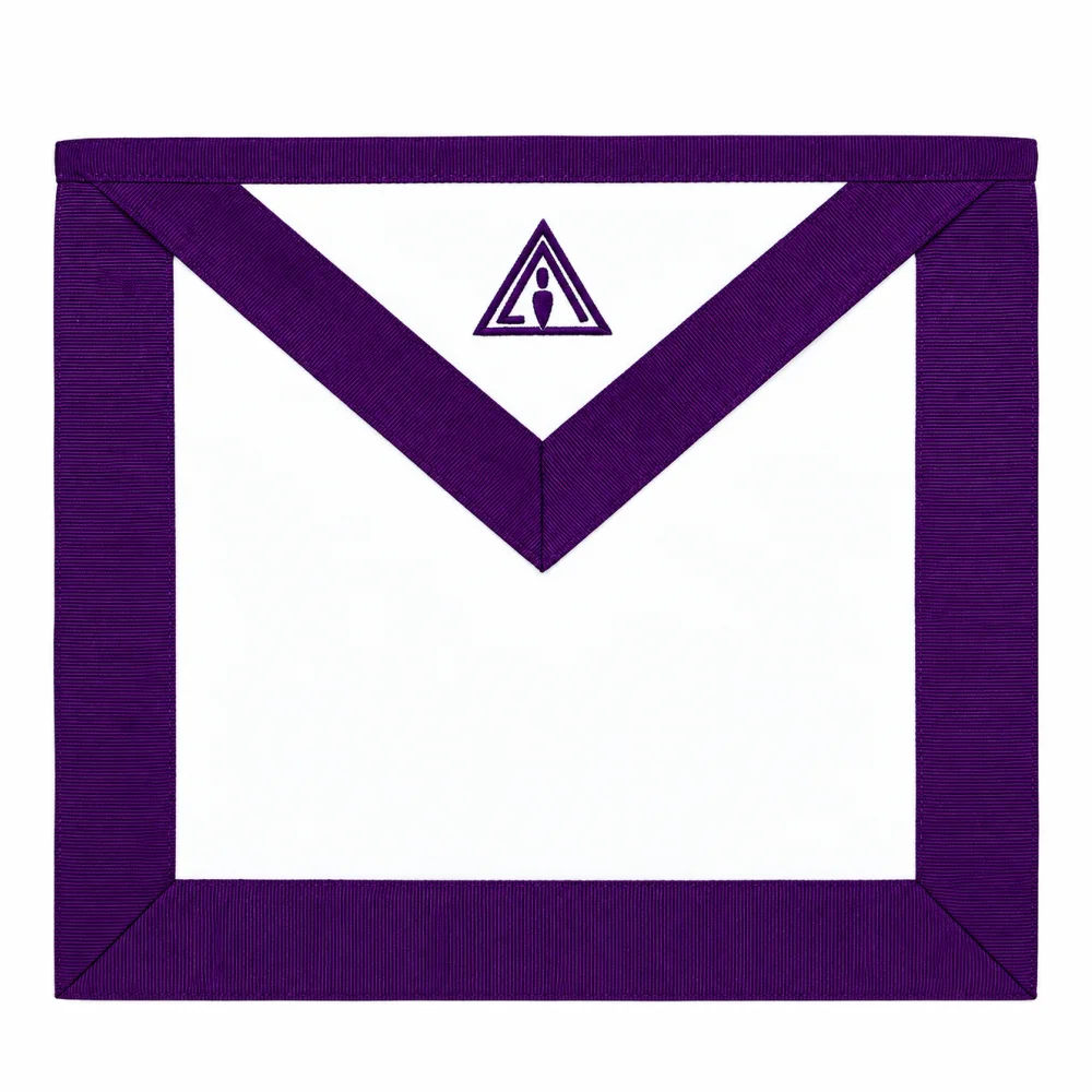 Member Council Apron - White & Purple