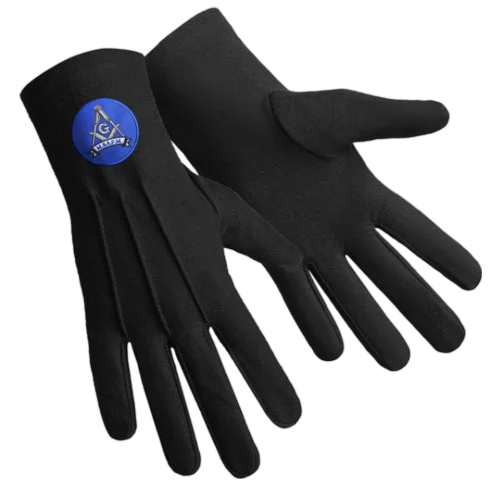 Master Mason Blue Lodge Gloves 