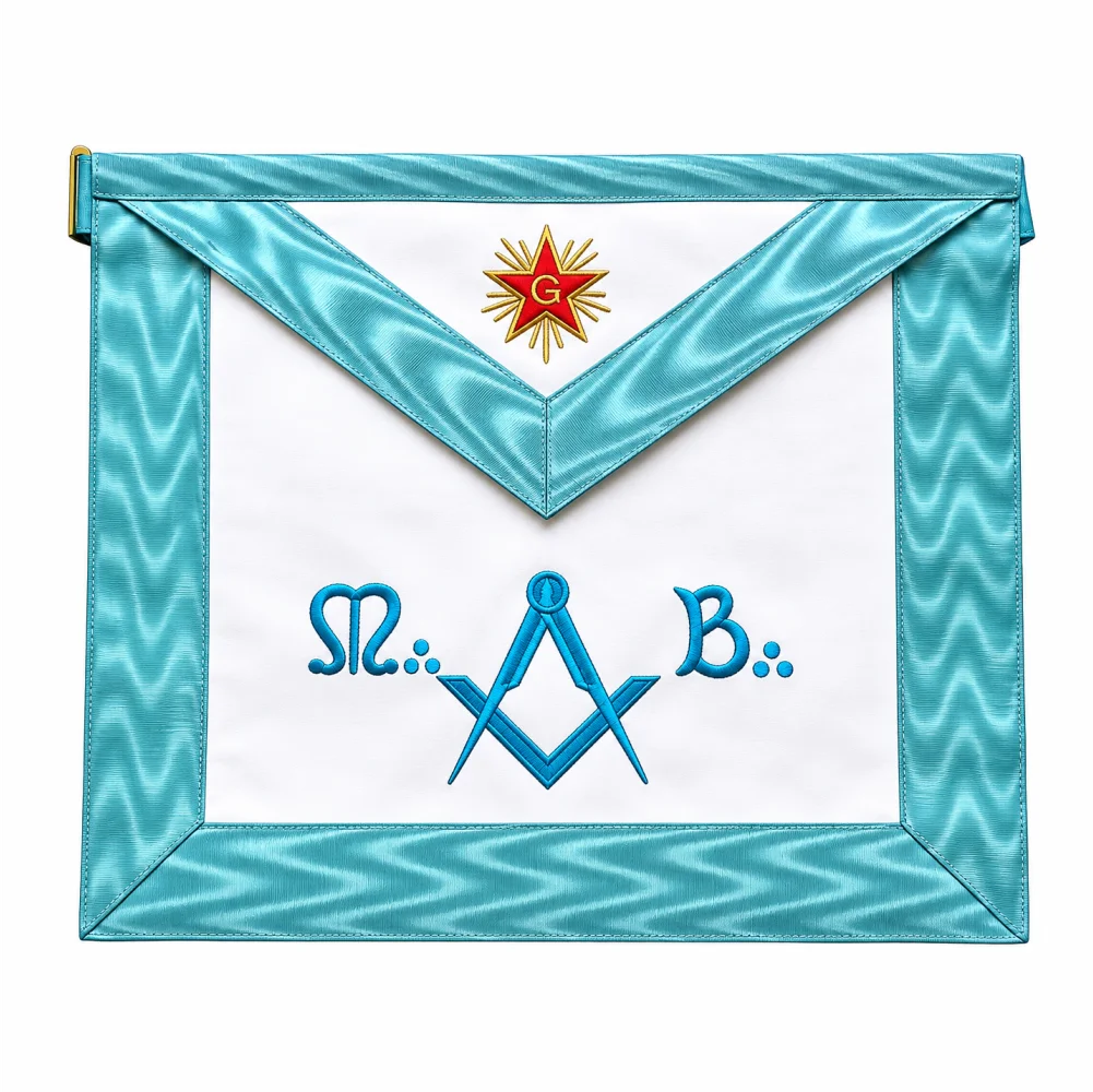 Master Mason Blue Lodge French Apron