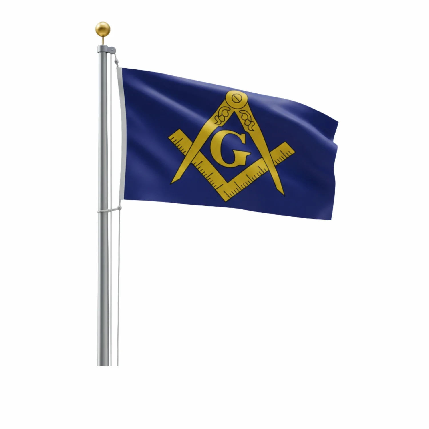 Master Mason Blue Lodge Flag – Gold & Blue