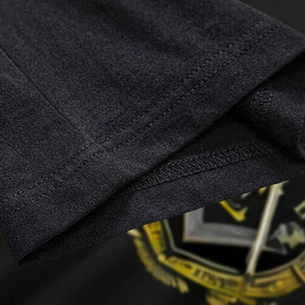 Freemason gift T-Shirt with gold E letters and Masonic symbol design for lodge members.