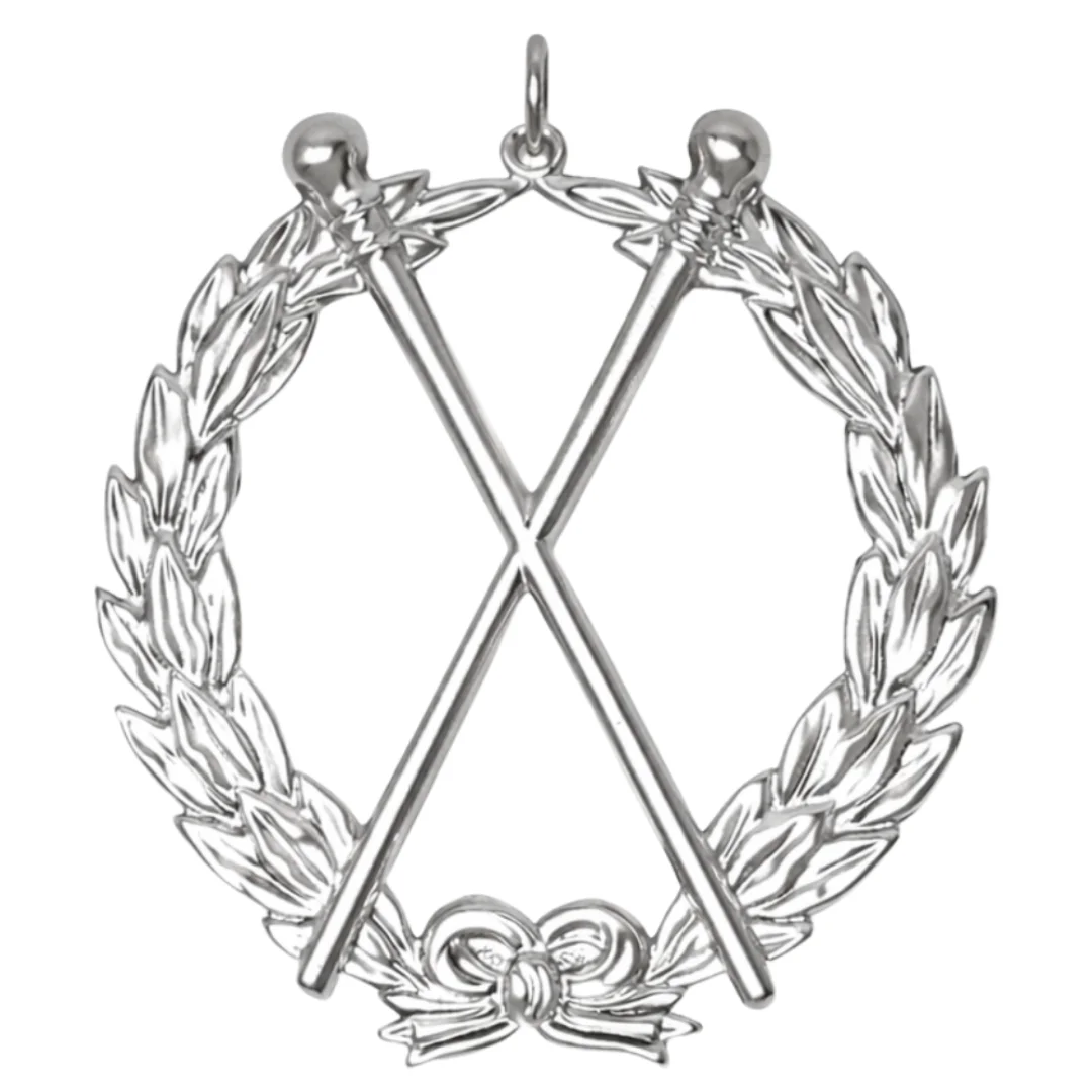 Grand Master of Ceremonies Blue Lodge Officer Collar Jewel Gold Metal