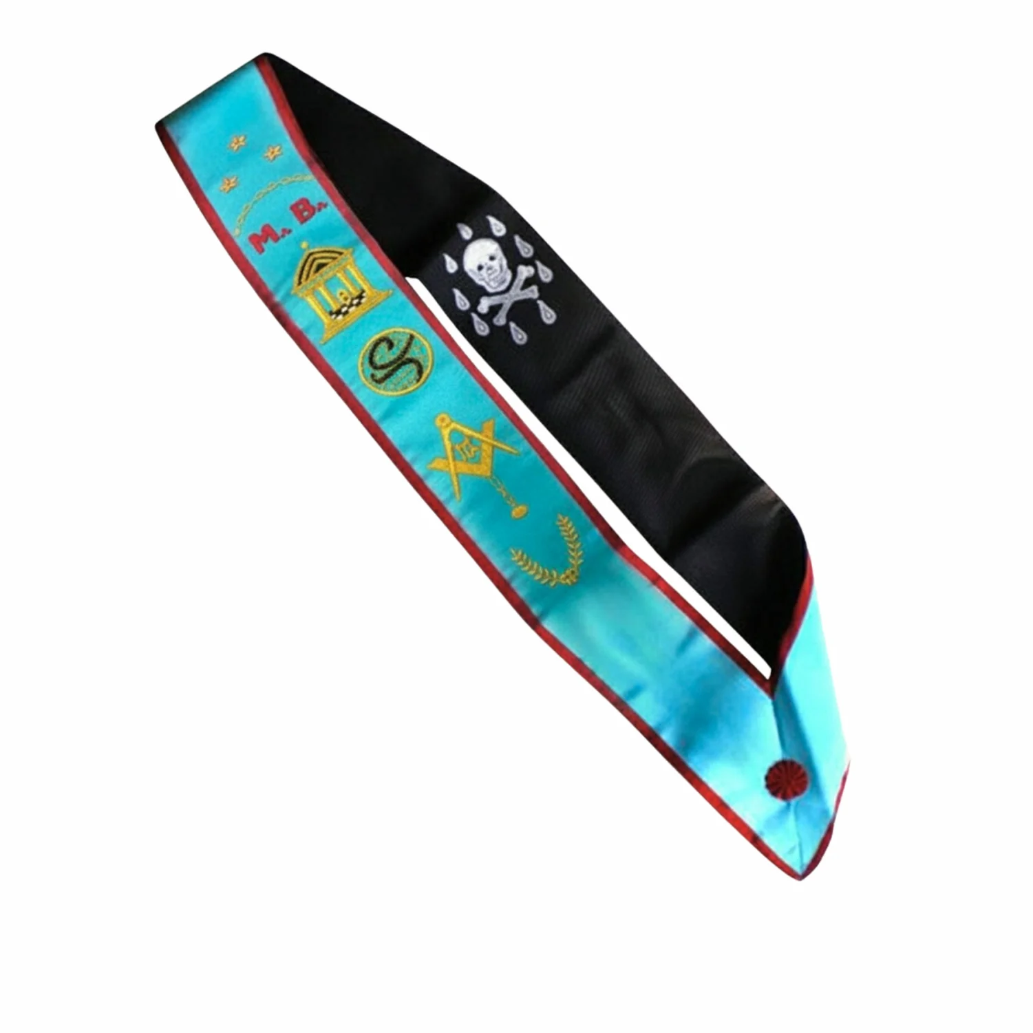MASTER MASON SCOTTISH RITE SASH - 3 Stars Bullion Embroidery
