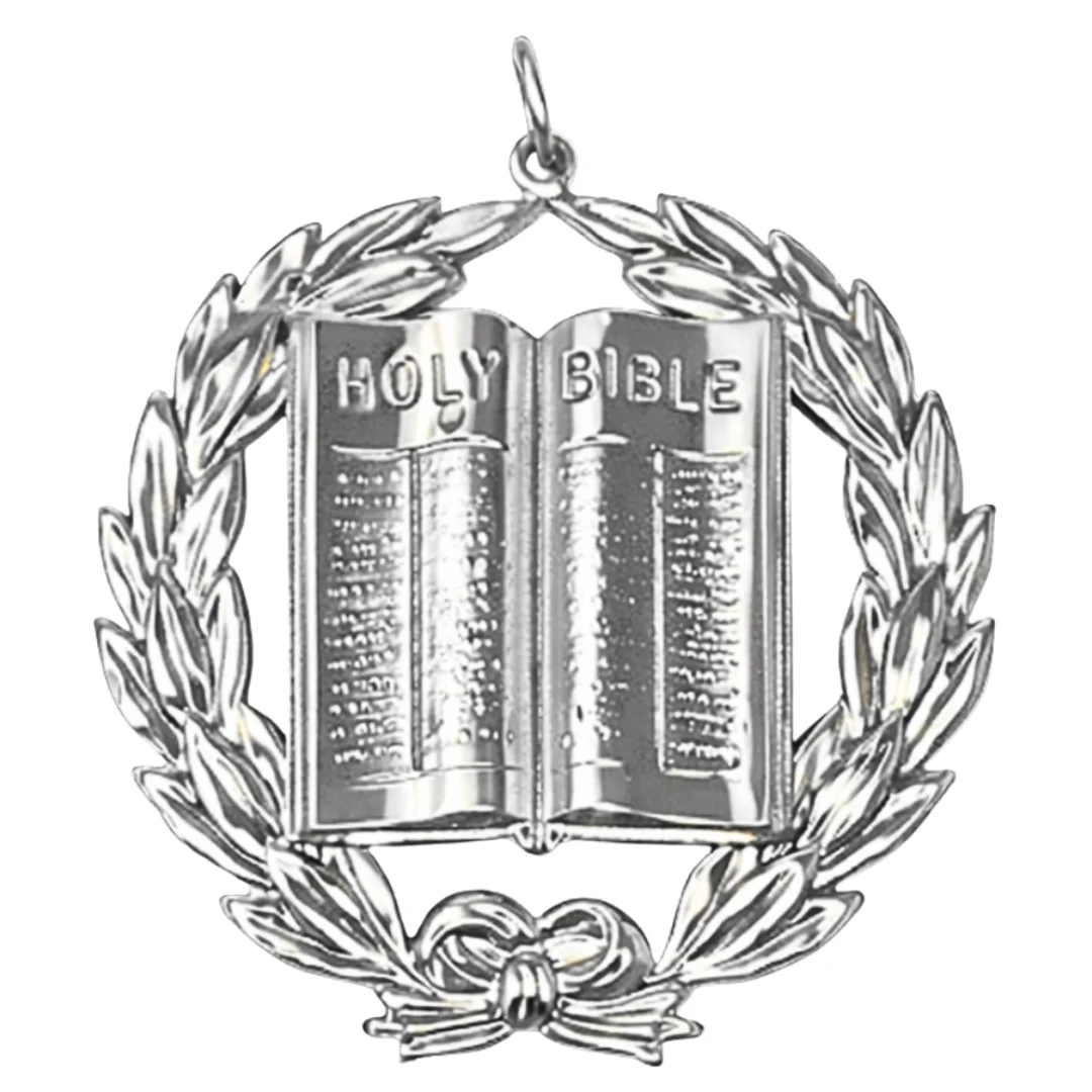 Grand Chaplain Blue Lodge Officer Collar Jewel -Silver