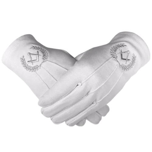 Master Mason Blue Lodge Gloves
