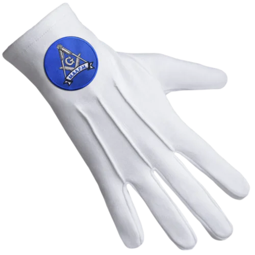 Master Mason Blue Lodge Gloves