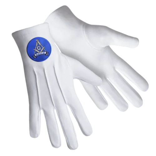 Master Mason Blue Lodge Gloves