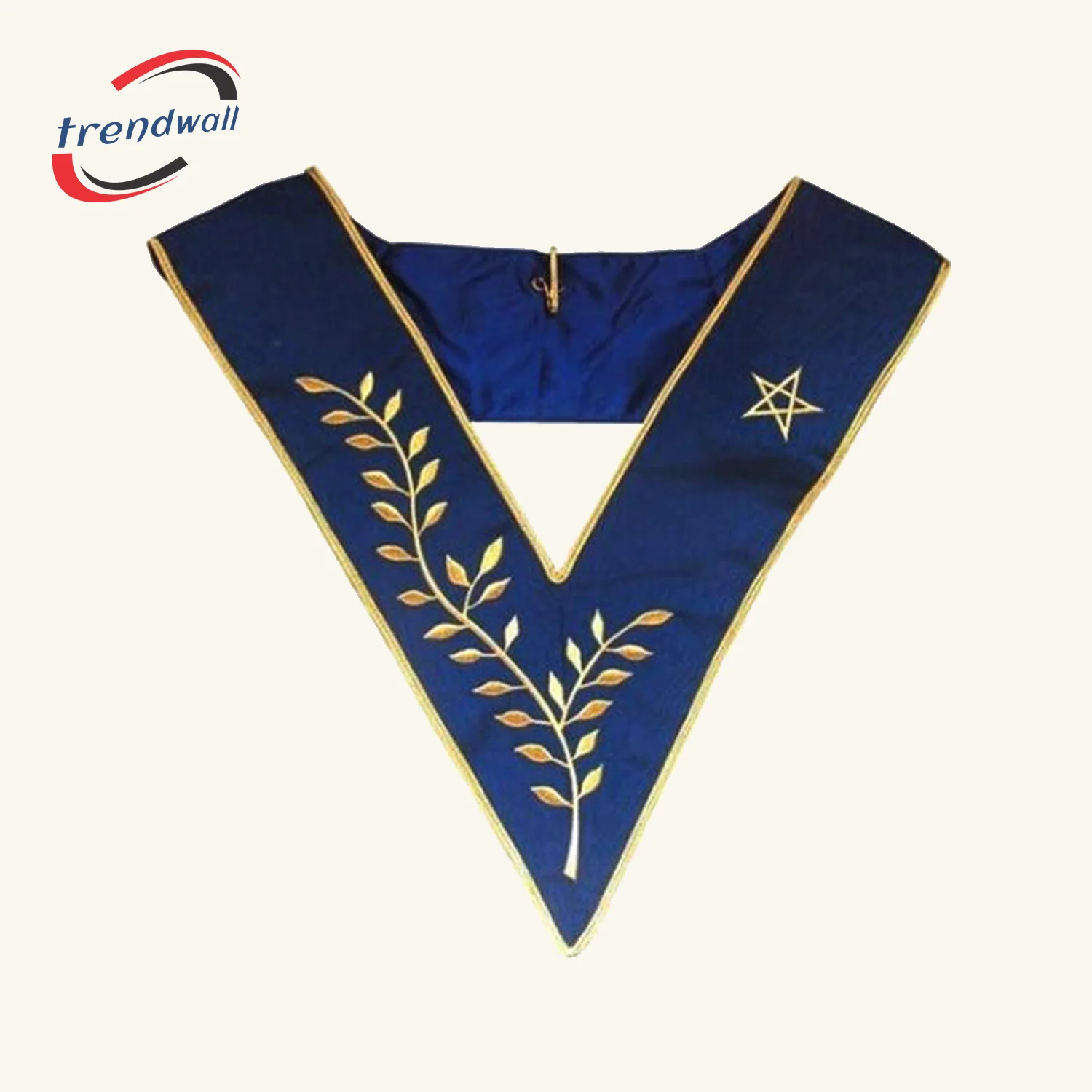 Thrice Powerful Master Scottish Rite Collar – Dark Blue Moiré