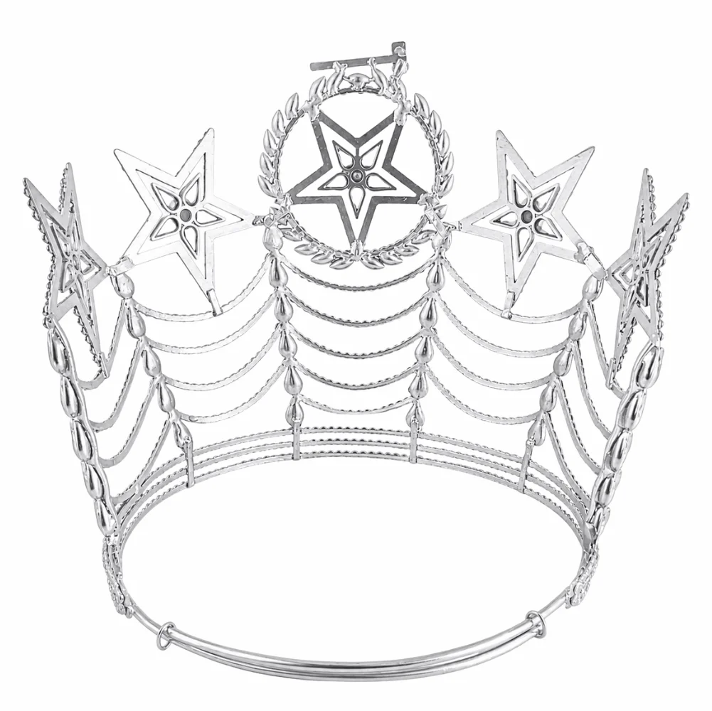 OES Grand Worthy Matron Crown – Taller Style Silver Tone