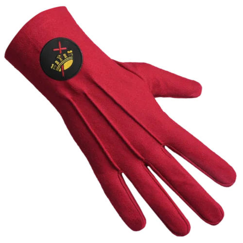 Knights Templar Commandery Gloves 