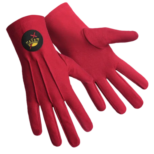 Knights Templar Commandery Gloves 