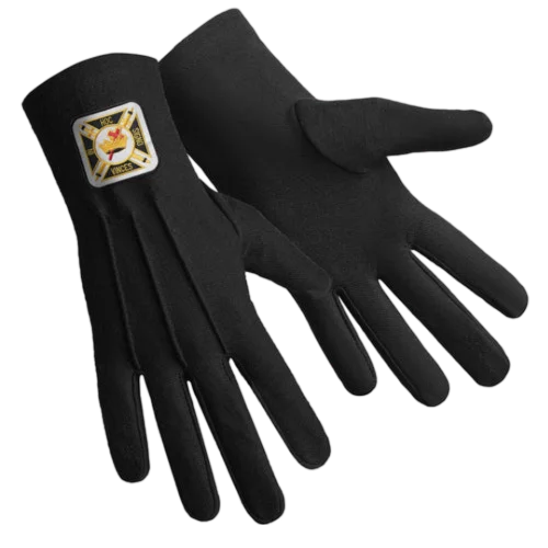 Knights Templar Commandery Gloves