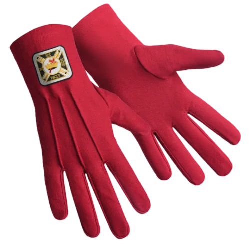 Knights Templar Commandery Gloves