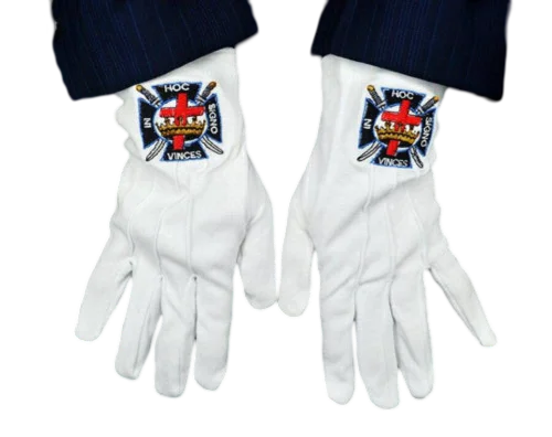 Knights Templar Commandery Gloves