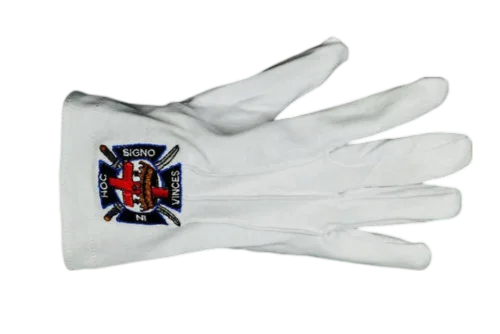 Knights Templar Commandery Gloves